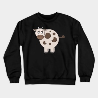 Cute Funny Cow Crewneck Sweatshirt